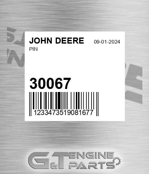 30067 Pin for JOHN DEERE