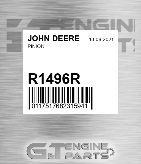 R1496R Pinion for JOHN DEERE