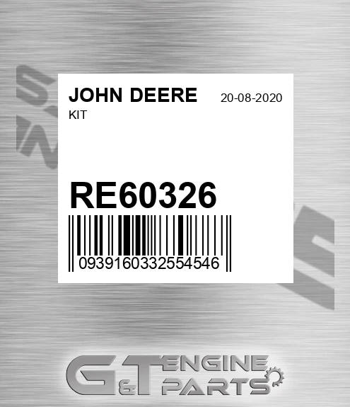 RE60326 Kit for JOHN DEERE