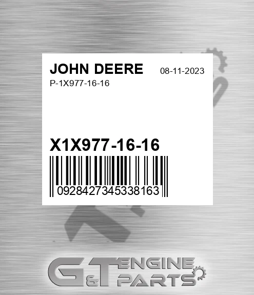 X1X977-16-16 P-1x977-16-16 for JOHN DEERE