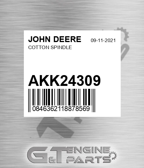 AKK24309 Cotton Spindle for JOHN DEERE