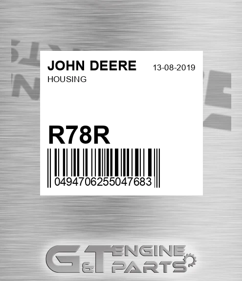 R78R Housing for JOHN DEERE