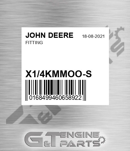 X1/4KMMOO-S Fitting for JOHN DEERE