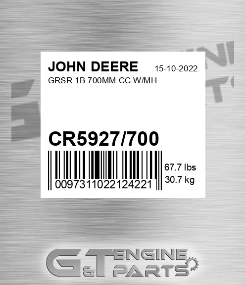 CR5927/700 Grsr 1b 700mm Cc W/mh