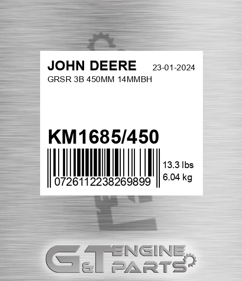 KM1685/450 Grsr 3b 450mm 14mmbh