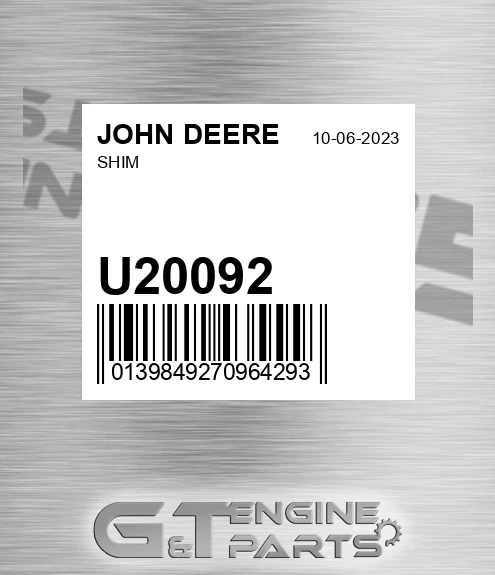 U20092 Shim