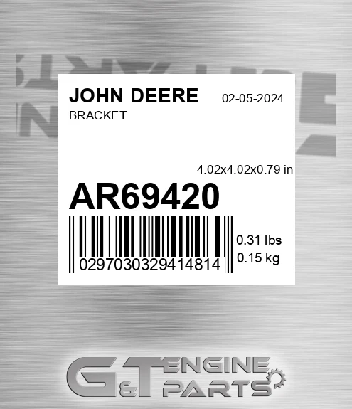AR69420 Bracket for JOHN DEERE