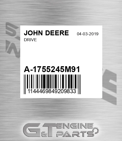 A-1755245M91 Drive for JOHN DEERE