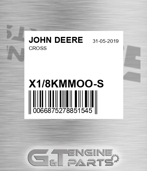 X1/8KMMOO-S Cross for JOHN DEERE