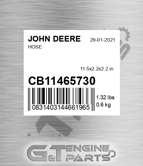CB11465730 Hose for JOHN DEERE