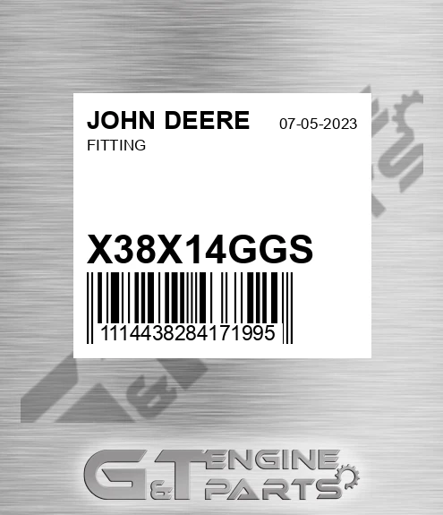 X3/8X1/4GG-S Fitting for JOHN DEERE
