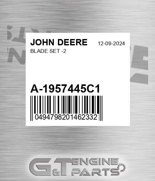 A-1957445C1 Blade Set -2 for JOHN DEERE