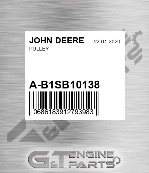 A-B1SB10138 Pulley for JOHN DEERE