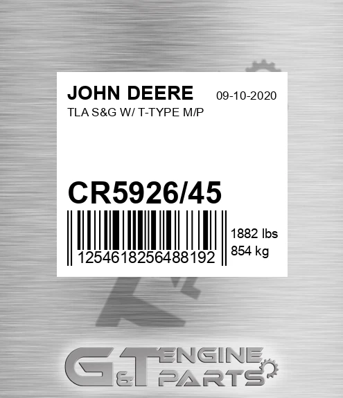 CR5926/45 Tla S&g W/ T-type M/p