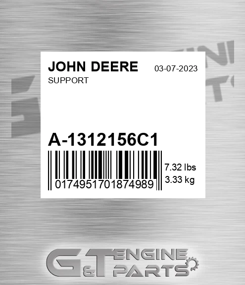 A-1312156C1 Support for JOHN DEERE
