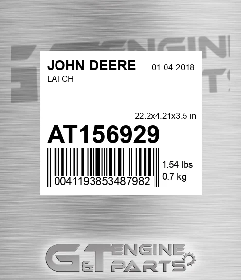 AT156929 Latch for JOHN DEERE