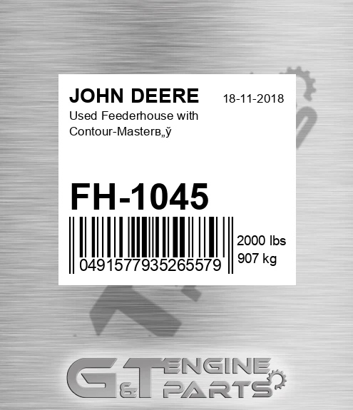FH-1045 Used Feederhouse With Contour-masterв„ў for JOHN DEERE