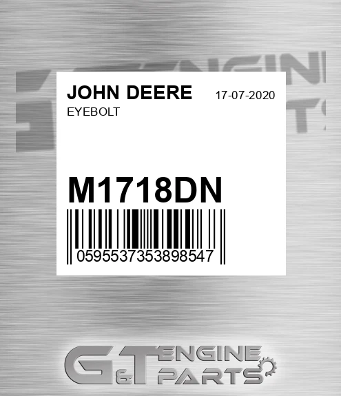 M1718DN JOHN DEERE Eyebolt
