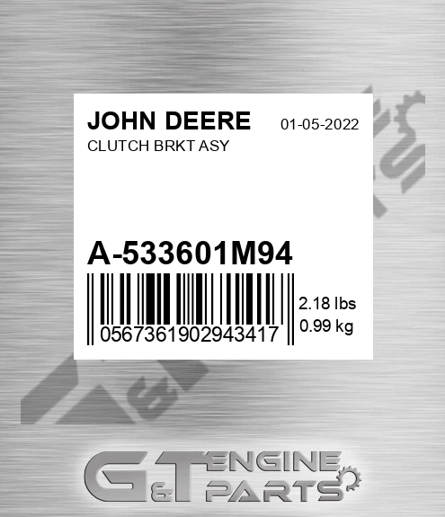 A-533601M94 Clutch Brkt Asy for JOHN DEERE