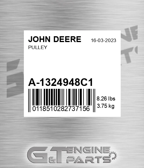 A-1324948C1 Pulley for JOHN DEERE