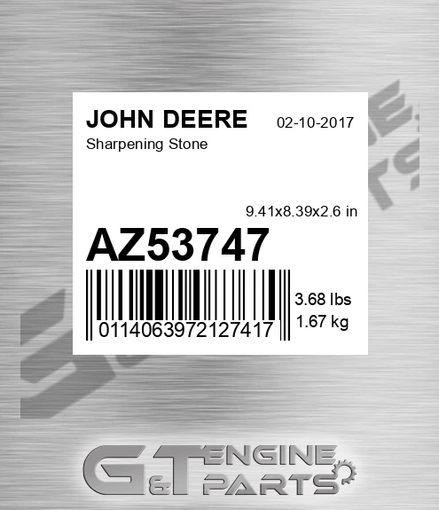 AZ53747 Sharpening Stone for JOHN DEERE