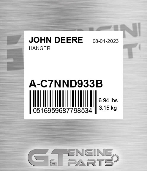 A-C7NND933B Hanger for JOHN DEERE