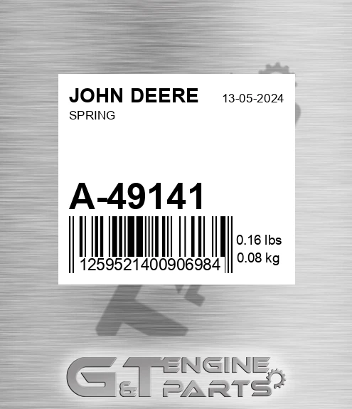 A-49141 Spring for JOHN DEERE