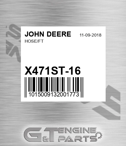 X471ST-16 Hose/ft for JOHN DEERE
