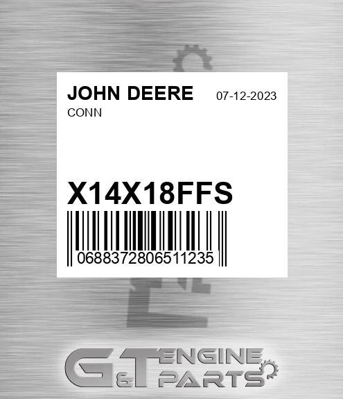 X1/4X1/8FF-S Conn for JOHN DEERE