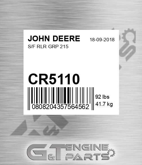 CR5110 S/f Rlr Grp 215