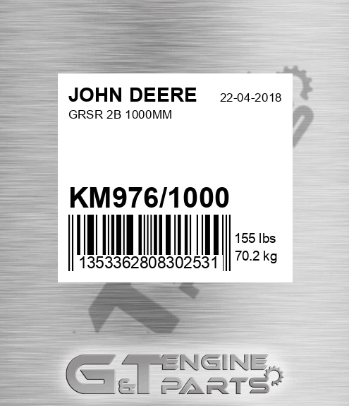 KM976/1000 Grsr 2b 1000mm