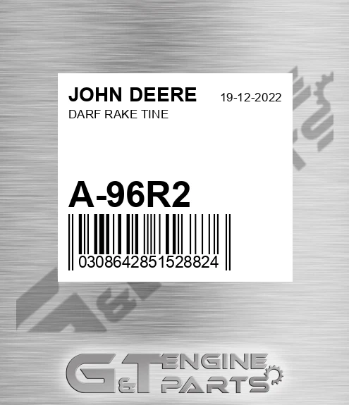 A-96R2 Darf Rake Tine for JOHN DEERE