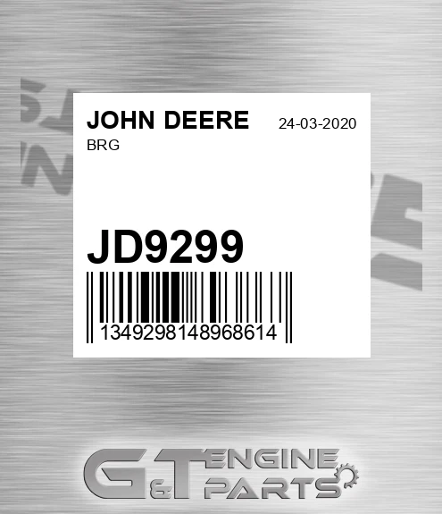JD9299 Brg for JOHN DEERE