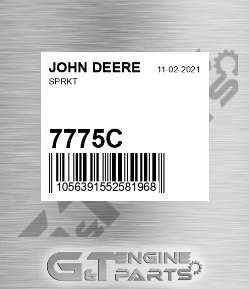 7775C Sprkt for JOHN DEERE