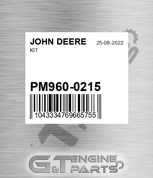 PM960-0215 Kit for JOHN DEERE