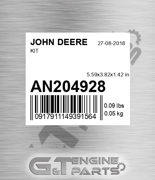 AN204928 Kit for JOHN DEERE