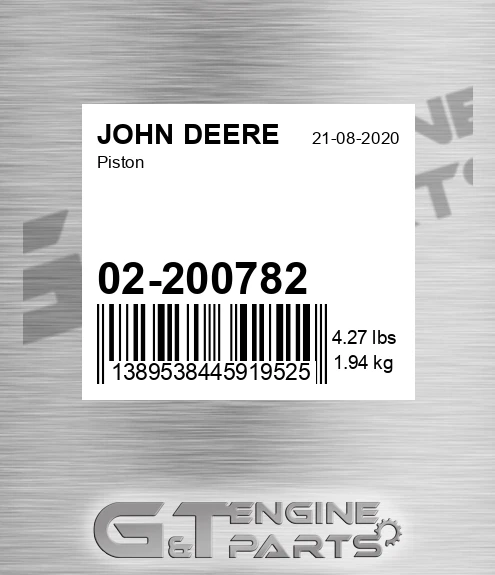 02-200782 Piston