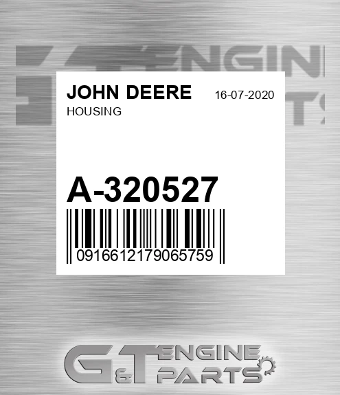 A-320527 Housing for JOHN DEERE