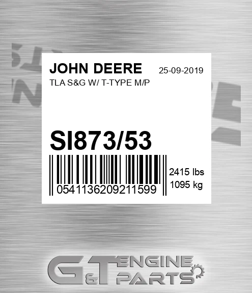 SI873/53 Tla S&g W/ T-type M/p