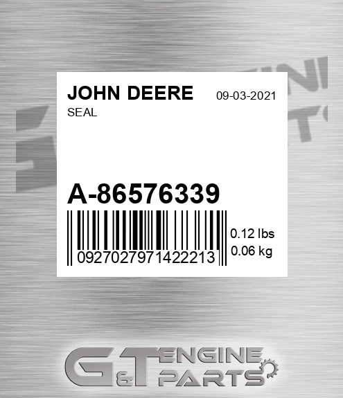 A-86576339 Seal for JOHN DEERE