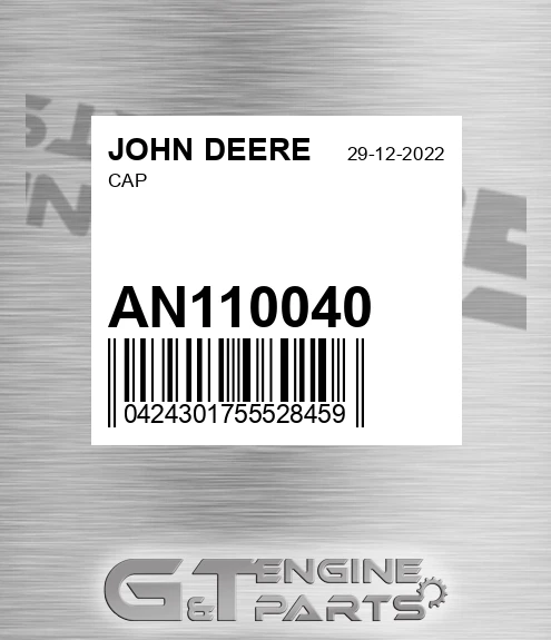 AN110040 Cap for JOHN DEERE