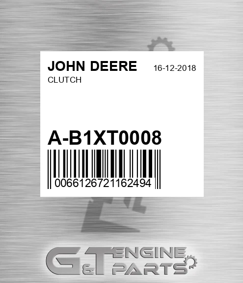 A-B1XT0008 Clutch for JOHN DEERE