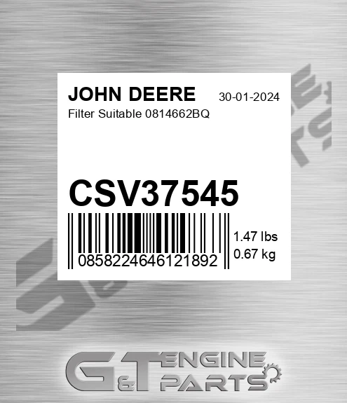 CSV37545 Filter Suitable 0814662bq