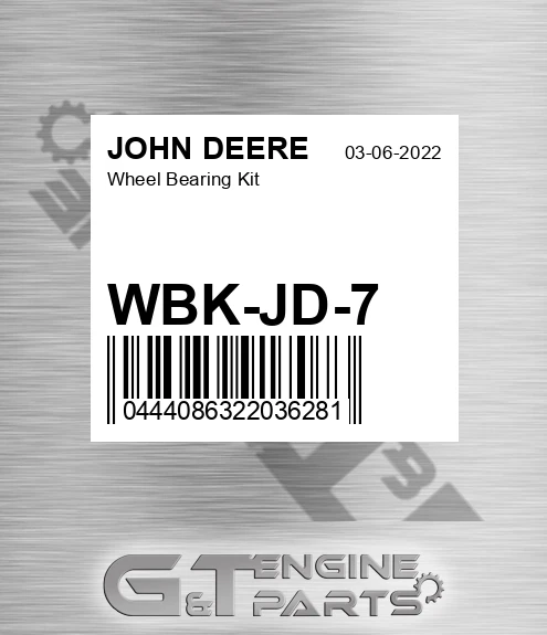 WBK-JD-7 Wheel Bearing Kit for JOHN DEERE