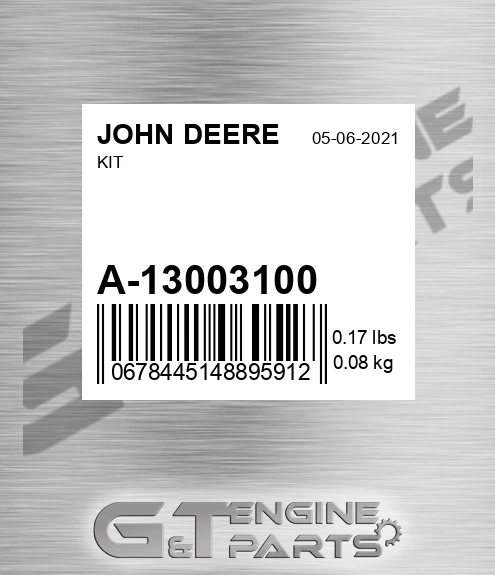 A-13003100 Kit for JOHN DEERE