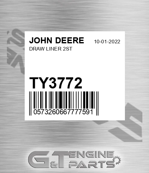 TY3772 Draw Liner 2st for JOHN DEERE