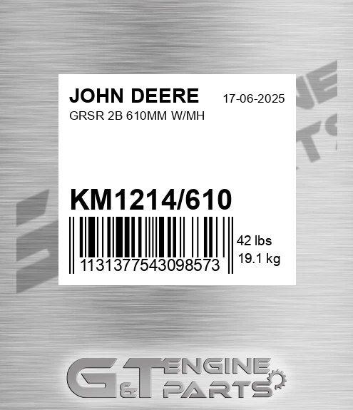 KM1214/610 Grsr 2b 610mm W/mh