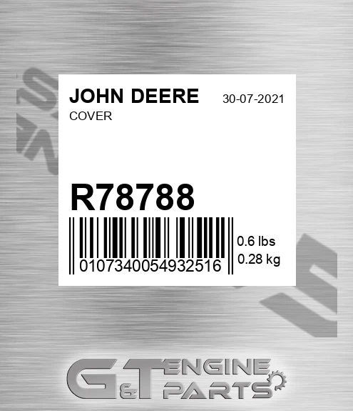 R78788 Cover for JOHN DEERE