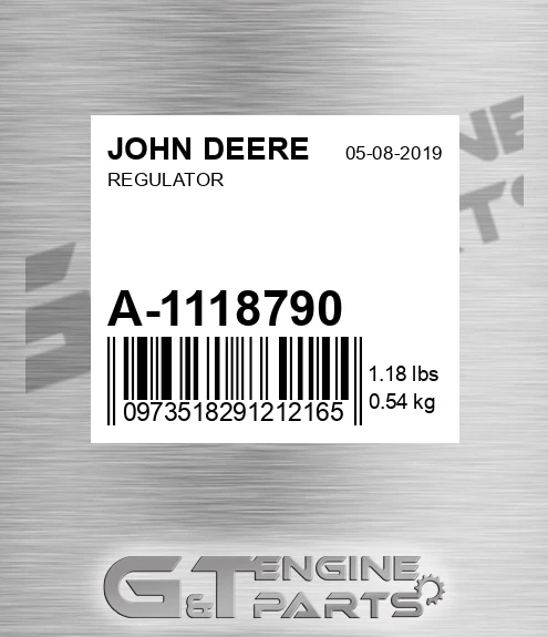 A-1118790 Regulator for JOHN DEERE