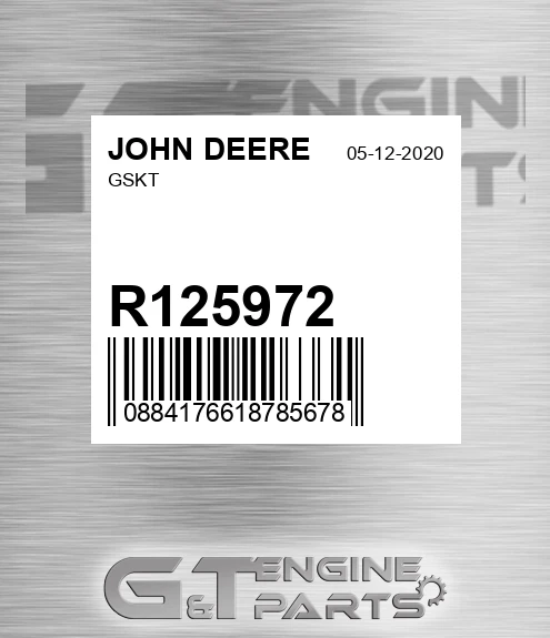 R125972 Gskt for JOHN DEERE